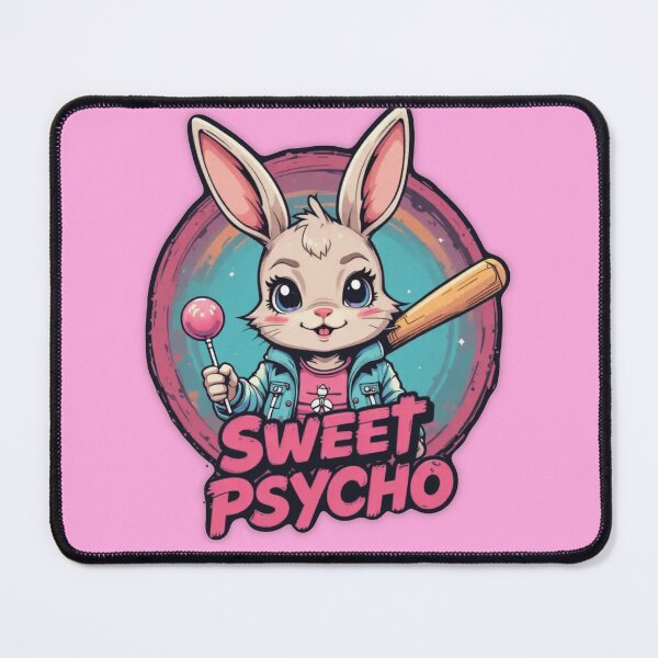 Item preview, Sweet psycho cute bunny designed and sold by Dospart.