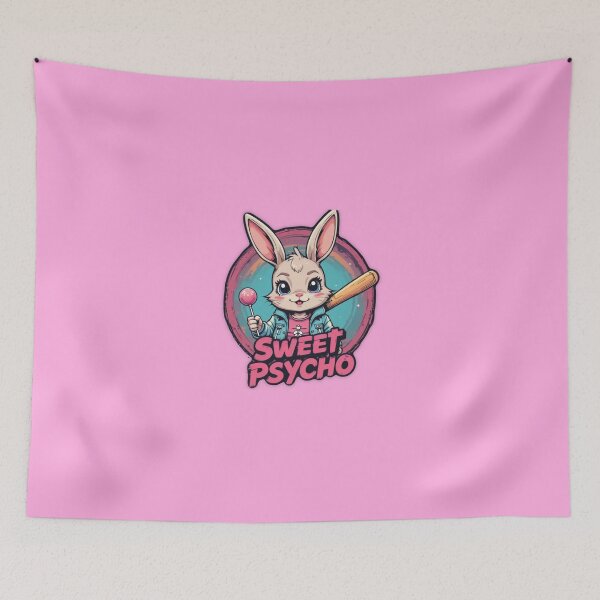 Item preview, Sweet psycho cute bunny  designed and sold by Dospart.