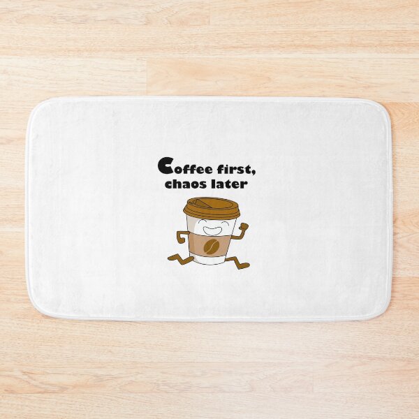Item preview, coffee first chaos later designed and sold by A&O Boutique.