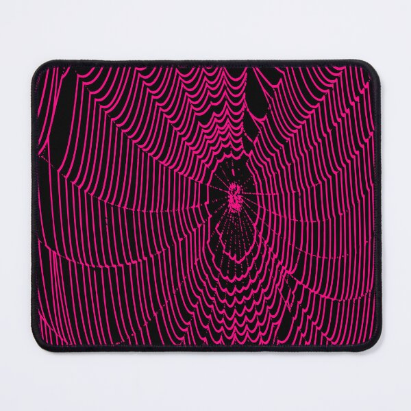Item preview, Artistic Halloween Spider Cobweb Doodle In Pink designed and sold by taiche.