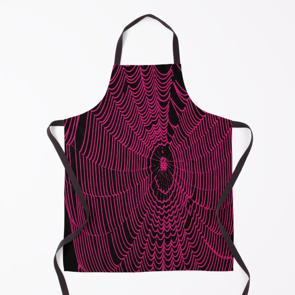 Item preview, Artistic Halloween Spider Cobweb Doodle In Pink designed and sold by taiche.