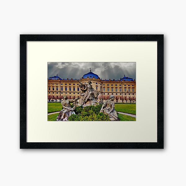 Prince Bishops Palace Wurzburg Germany Framed Art Print