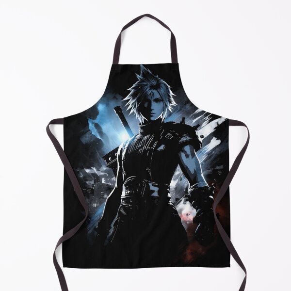 Item preview, Cloud Spiky-Haired Swordsman - Cyberpunk Mercenary Graphic Tee Design designed and sold by Senpaiwaves.