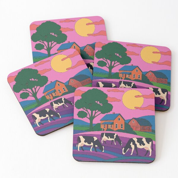 Item preview, Vibrant Countryside Sunset Farm designed and sold by zzz888.