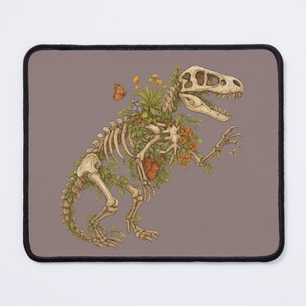 Item preview, Floral Tyrant – Botanical T. Rex Skeleton designed and sold by Neon Nightmare.