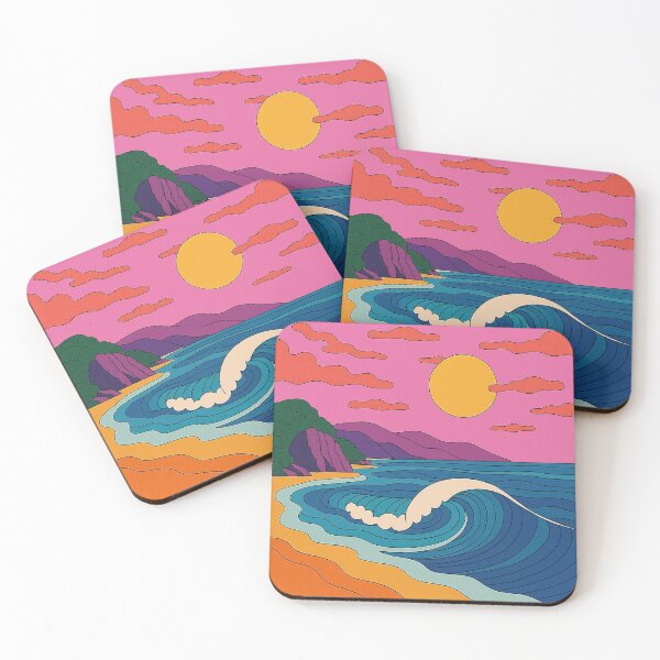 Item preview, Vibrant Retro Sunset Wave designed and sold by zzz888.