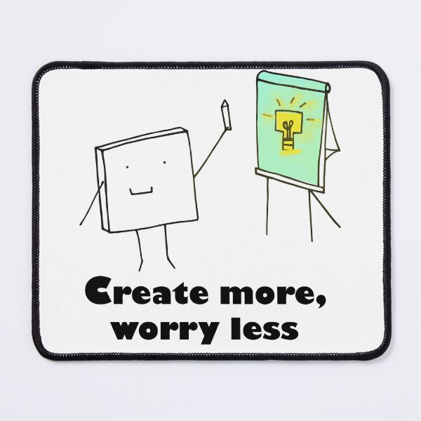 Item preview, Create more, worry less designed and sold by A&O Boutique.