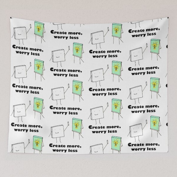 Item preview, Create more, worry less designed and sold by A&O Boutique.