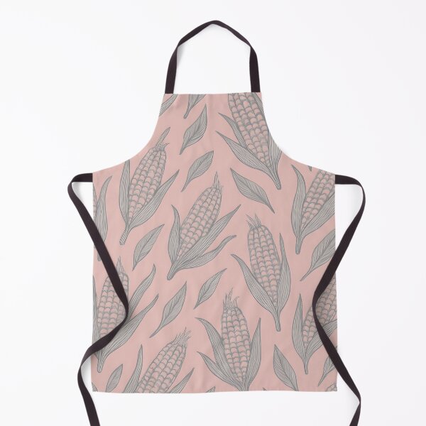 Item preview, Grey Corn Cob Seamless Pattern on Pink designed and sold by SassyArtistry.