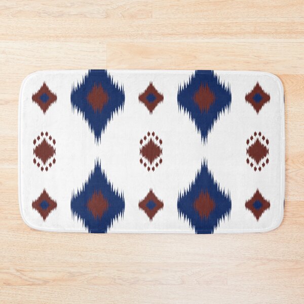 Item preview, Blue and red Geometric Ikat Seamless Pattern designed and sold by Onulodesign.