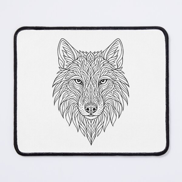 Item preview, Wolf Classic wolf head designed and sold by PrintAtelier.