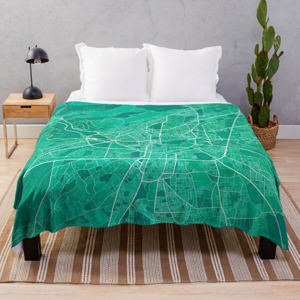 Item preview, Damascus City Map of Syria - Watercolor designed and sold by deMAP.