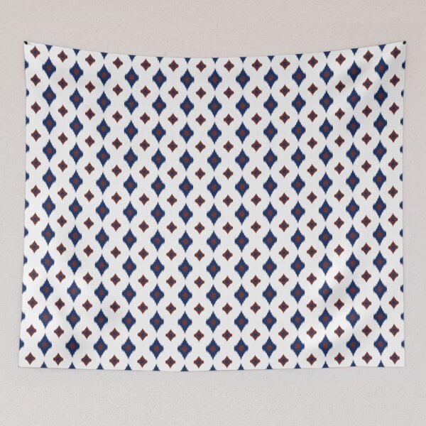 Item preview, Blue and red Geometric Ikat Seamless Pattern designed and sold by Onulodesign.