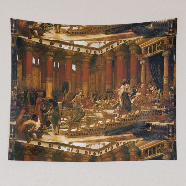 Item preview, Queen of Sheba visiting King Solomon designed and sold by Vintage Designs +.
