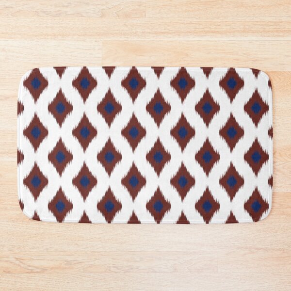 Item preview, Blue and red Geometric Ikat Seamless Pattern designed and sold by Onulodesign.