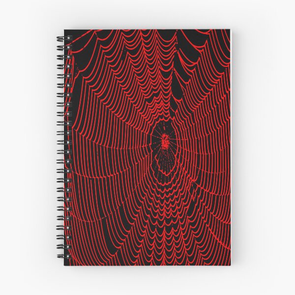 Item preview, Artistic Halloween Spider Cobweb Doodle In Red designed and sold by taiche.