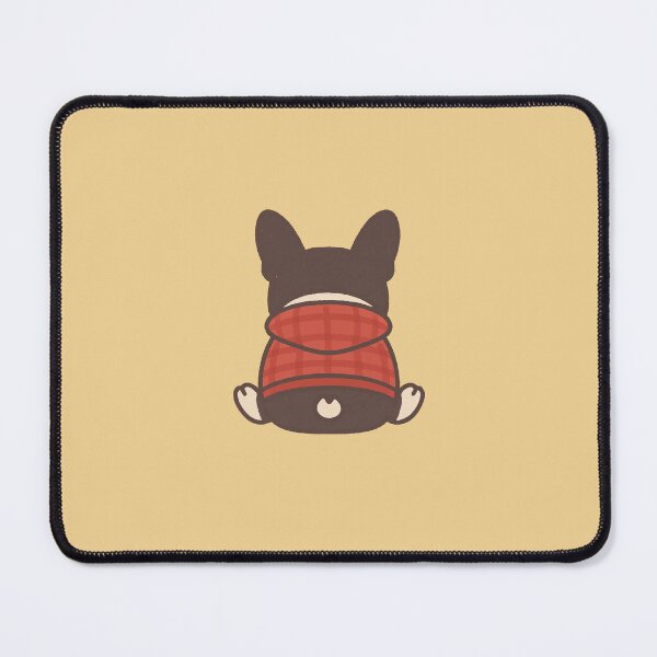 Item preview, french bulldog Back View designed and sold by Fluffy Friends Studio.