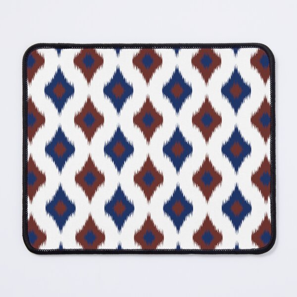 Item preview, Blue and red Geometric Ikat Seamless Pattern designed and sold by Onulodesign.