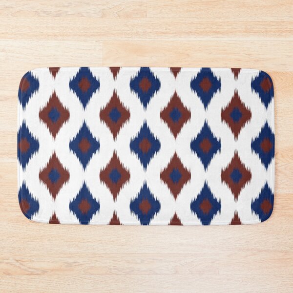 Item preview, Blue and red Geometric Ikat Seamless Pattern designed and sold by Onulodesign.