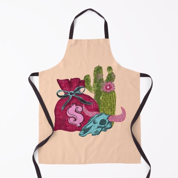 Item preview, Money Bag with Cacti and Bull Skull designed and sold by pinkyfish1010.