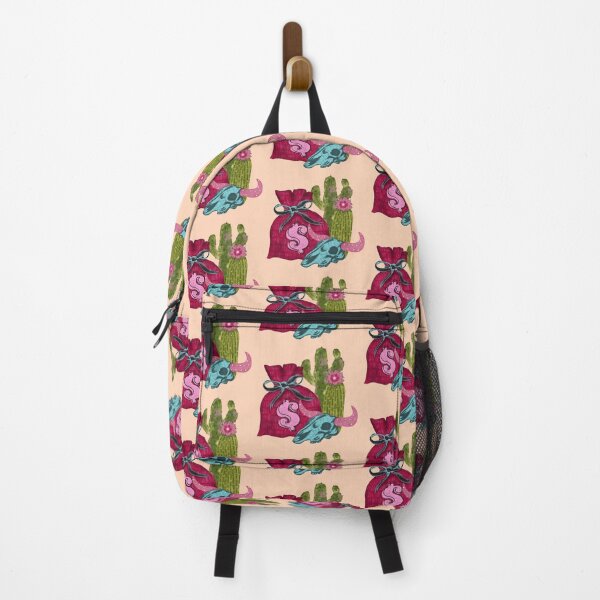 Item preview, Money Bag with Cacti and Bull Skull designed and sold by pinkyfish1010.