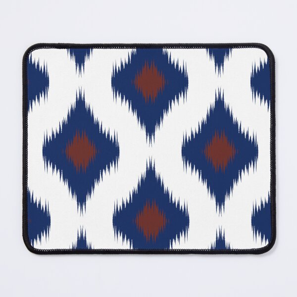 Item preview, Blue and red Geometric Ikat Seamless Pattern designed and sold by Onulodesign.
