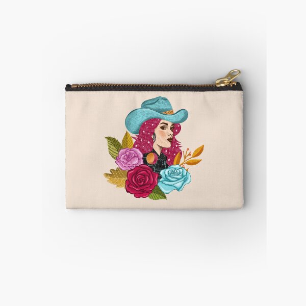Item preview, Colorful Cowgirl with Roses designed and sold by pinkyfish1010.