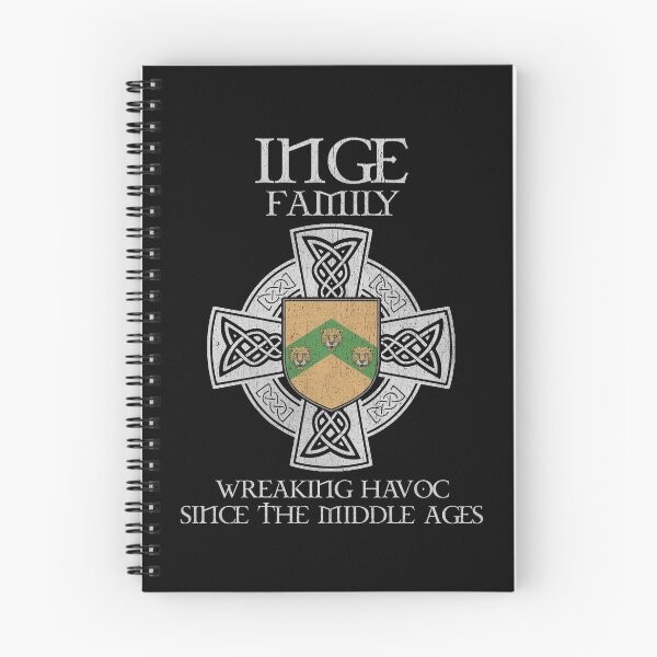 Item preview, Inge Family Crest – Medieval Heritage Emblem for Ancestry Lovers & Vintage Style Fans designed and sold by 9X FR.