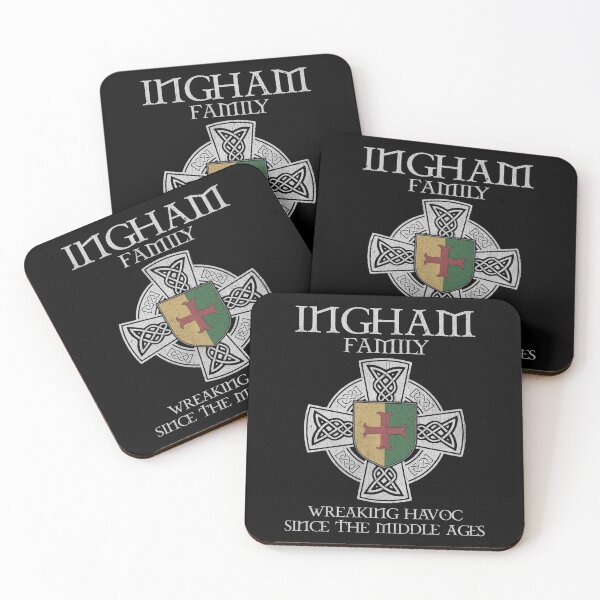 Item preview, Ingham Family Crest – Medieval Heritage Emblem for Ancestry Lovers & Vintage Style Fans designed and sold by 9X FR.