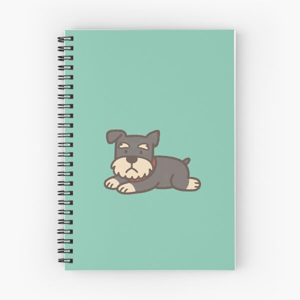 Item preview, Schnauzer lying down designed and sold by Fluffy Friends Studio.