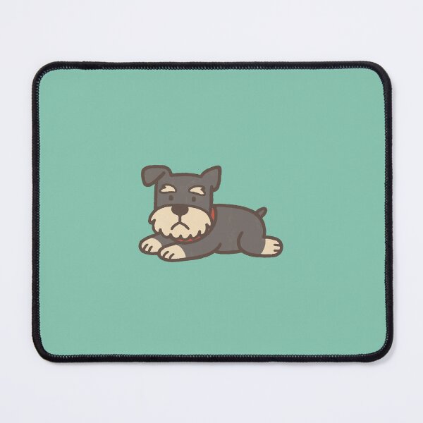 Item preview, Schnauzer lying down designed and sold by Fluffy Friends Studio.
