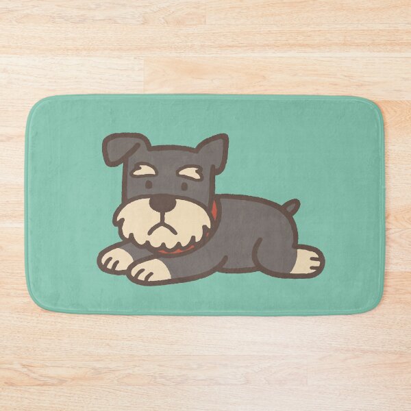 Item preview, Schnauzer lying down designed and sold by Fluffy Friends Studio.