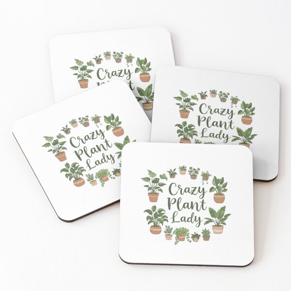 Item preview, Crazy Plant Lady | Cute Houseplant Design | Funny Plant Mom Gift | Plant Lover & Gardener Art | Botanical & Cottagecore Aesthetic | Terrarium & Home Decor designed and sold by Colorful-Garden.