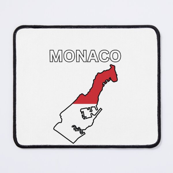 Item preview, Monaco Flag Map designed and sold by atomstartup.