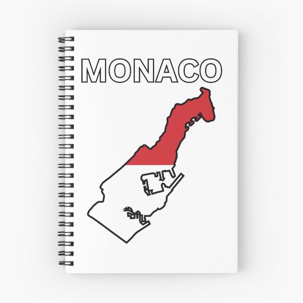 Item preview, Monaco Flag Map designed and sold by atomstartup.