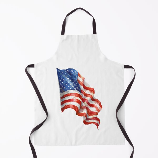 Item preview, Artistic Watercolor Waving Flag – USA designed and sold by TomiMono.