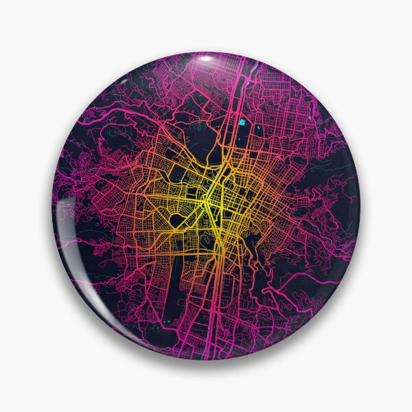 Item preview, Medellin City Map of Colombia - Neon designed and sold by deMAP.