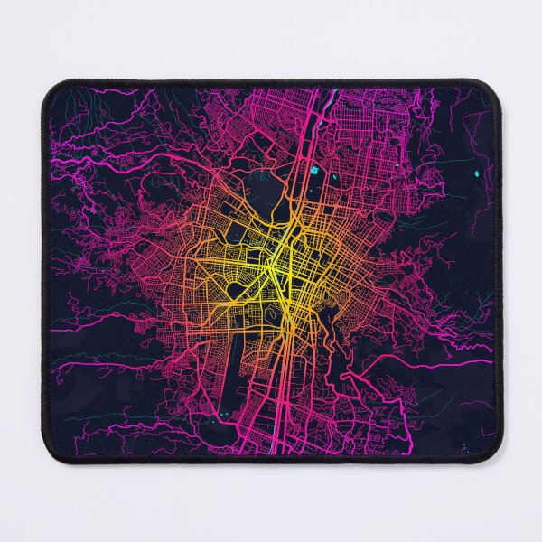 Item preview, Medellin City Map of Colombia - Neon designed and sold by deMAP.