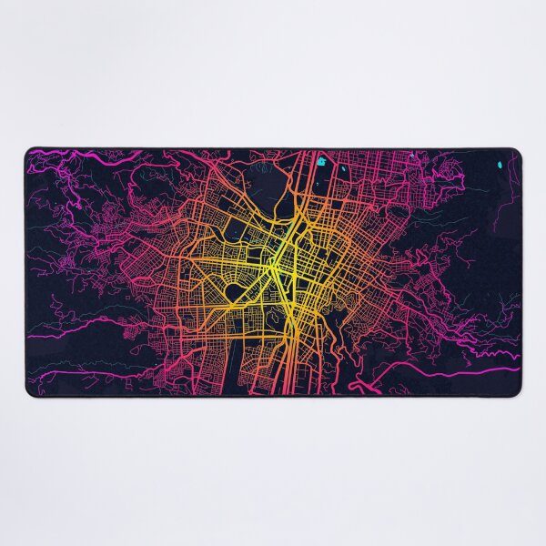 Item preview, Medellin City Map of Colombia - Neon designed and sold by deMAP.