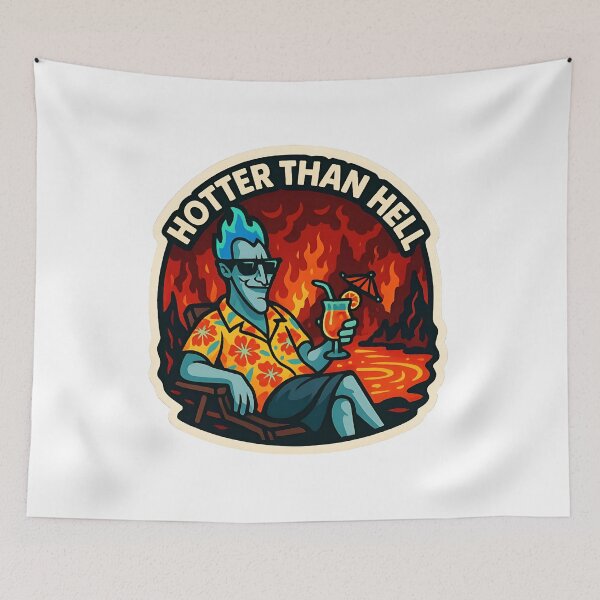 Item preview, Hotter Than Hell - Hades Humor designed and sold by Cheerioza.