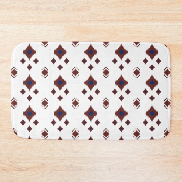 Item preview, Red and blue Geometric Ikat Seamless Pattern designed and sold by Onulodesign.