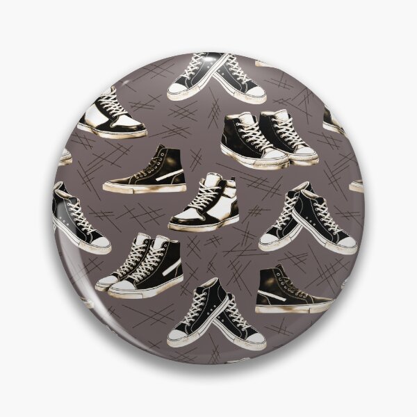Item preview, Black and White Sneakers | Vintage Aesthetic designed and sold by UnhingedBird.