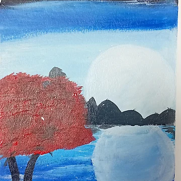 Artwork thumbnail, Moonlit Reflection by Ranabgartwork