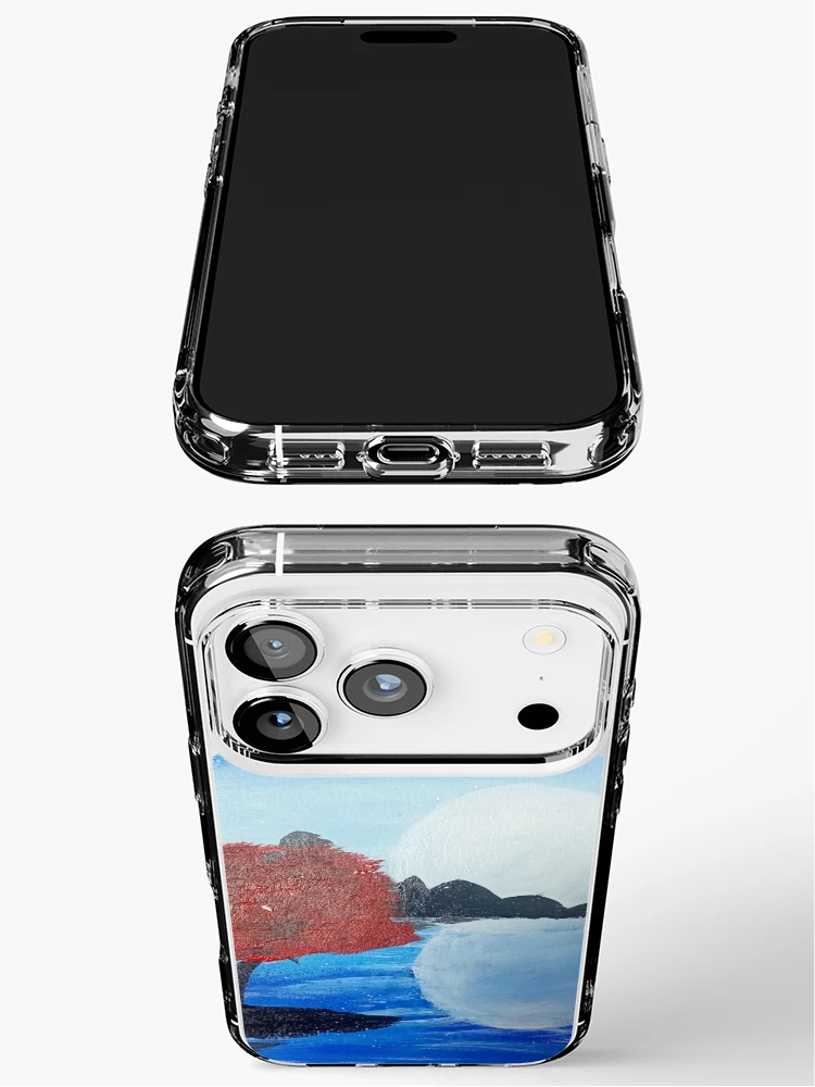 Thumbnail 3 of 5, iPhone Case, Moonlit Reflection designed and sold by Ranabgartwork.
