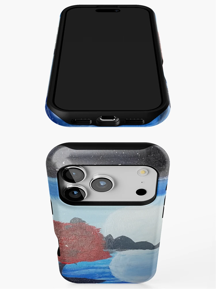 Thumbnail 3 of 4, iPhone Case, Moonlit Reflection designed and sold by Ranabgartwork.