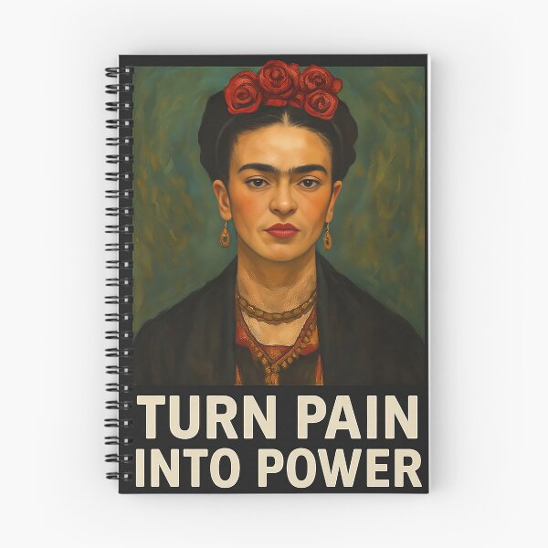 Item preview, Frida Kahlo – Turn Pain Into Power designed and sold by Czerkiz.