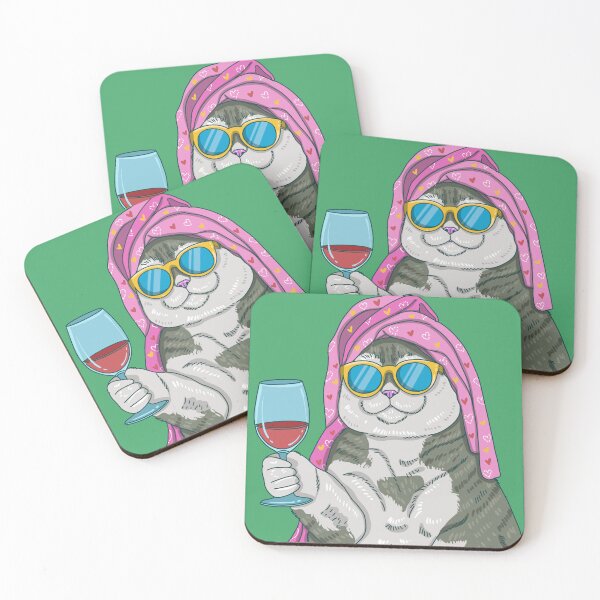 Item preview, Spa Day Meow  designed and sold by Diltoons.