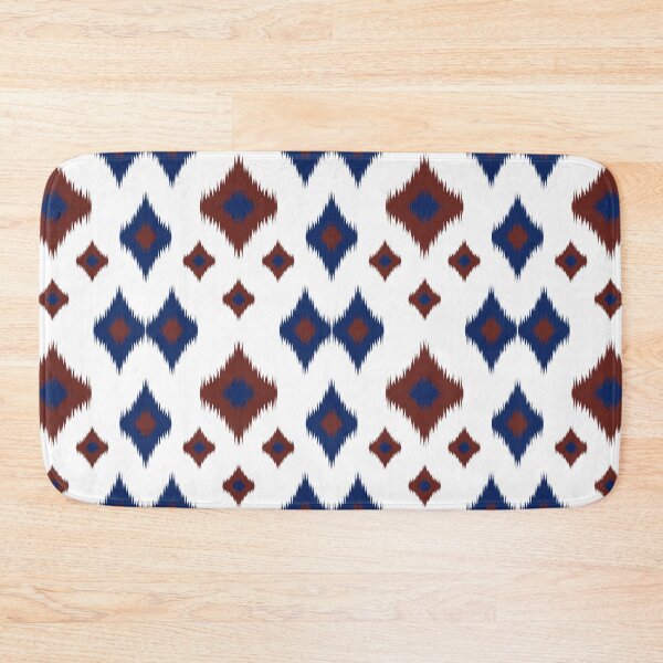 Item preview, Red and blue Geometric Ikat Seamless Pattern designed and sold by Onulodesign.