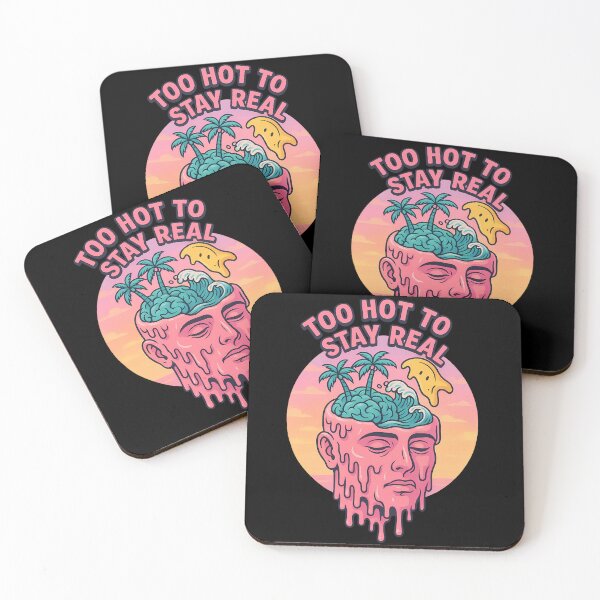 Item preview, Summer - Too Hot to Stay Real  designed and sold by Pouf Store.