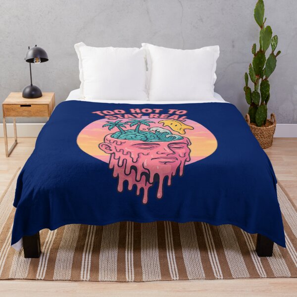 Item preview, Summer - Too Hot to Stay Real  designed and sold by Pouf Store.